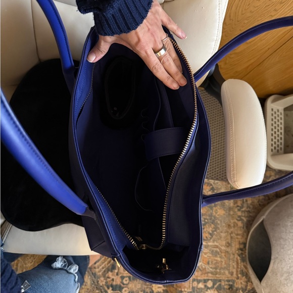 Dagne Dover Blue Signature Legend Tote - Picture 3 of 5